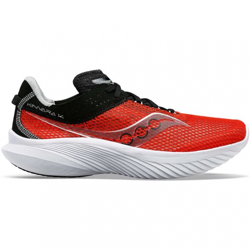 Red Men\'s Saucony Kinvara 14 Running Shoes | SG-GPBMW