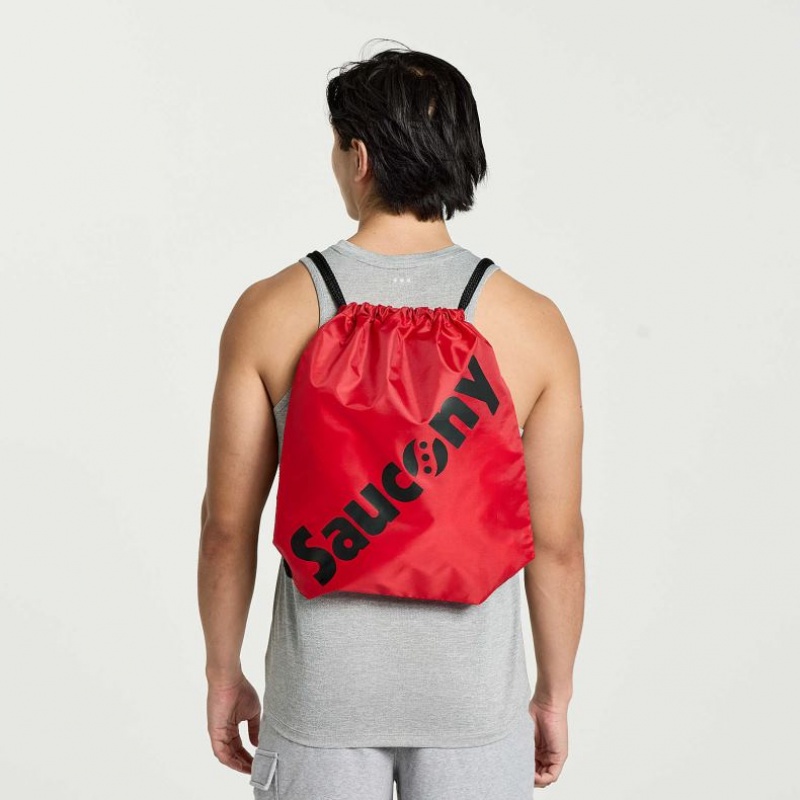 Red Men\'s Saucony String Bag | SINGAPORE-KDJOQ