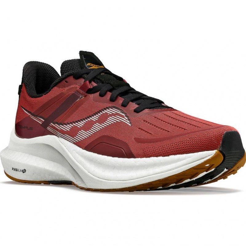 Red Men's Saucony Tempus Running Shoes | SINGAPORE-HFYJT