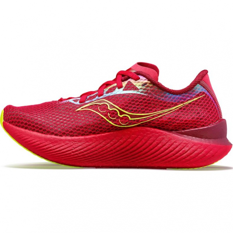 Red Women's Saucony Endorphin Pro 3 Running Shoes | SINGAPORE-OKAHM