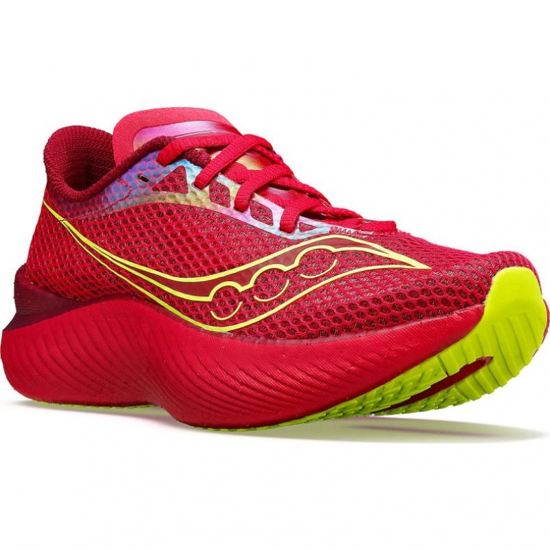 Red Women's Saucony Endorphin Pro 3 Running Shoes | SINGAPORE-OKAHM