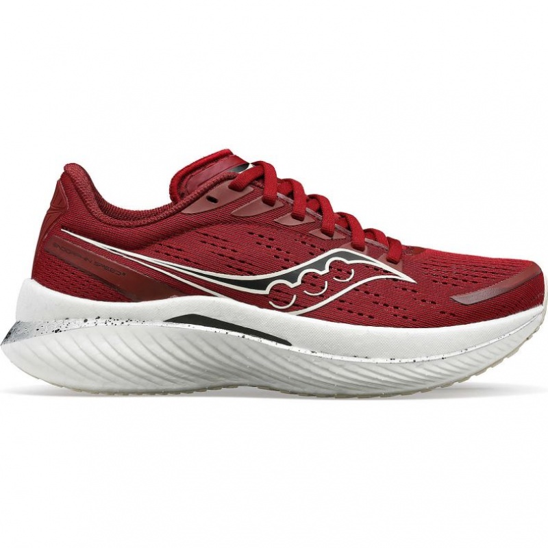 Red Women\'s Saucony Endorphin Speed 3 Running Shoes | SG-CSYZM