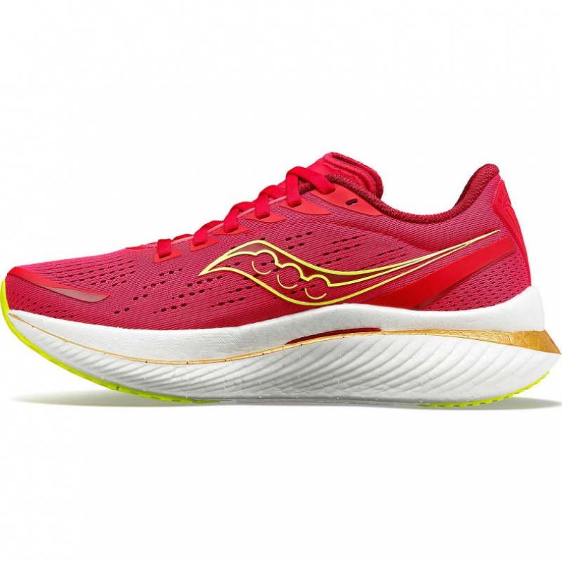 Red Women's Saucony Endorphin Speed 3 Running Shoes | SINGAPORE-CXIYR