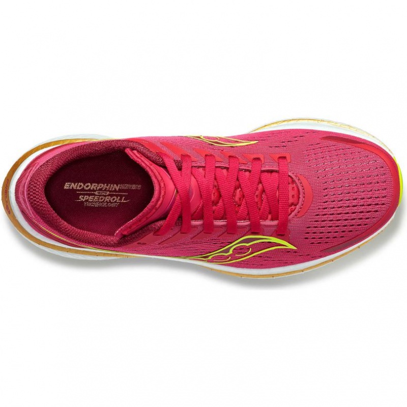 Red Women's Saucony Endorphin Speed 3 Running Shoes | SINGAPORE-CXIYR