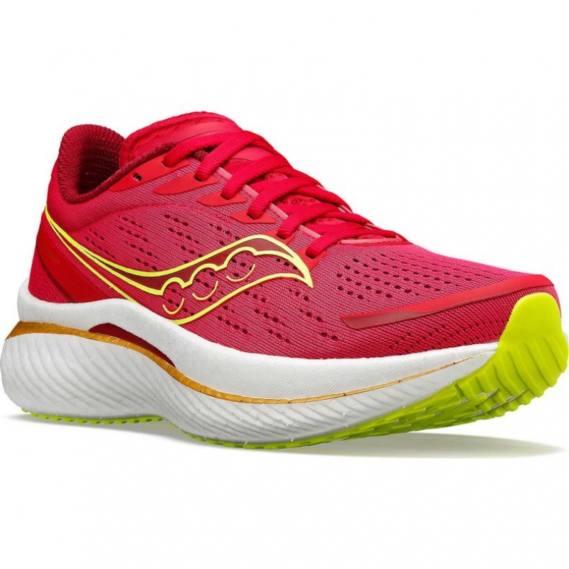 Red Women's Saucony Endorphin Speed 3 Running Shoes | SINGAPORE-CXIYR