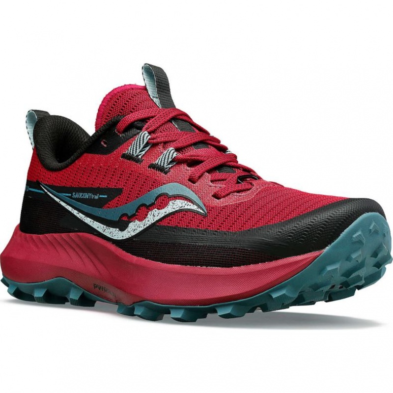 Red Women's Saucony Peregrine 13 Trail Running Shoes | SG-OLXFK