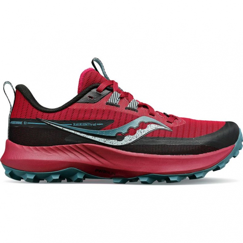 Red Women\'s Saucony Peregrine 13 Trail Running Shoes | SG-OLXFK