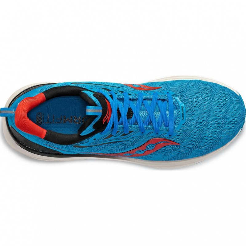 Turquoise Men's Saucony Echelon 9 Running Shoes | SG-MIZFR