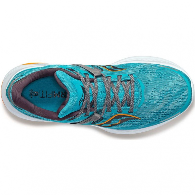 Turquoise Men's Saucony Guide 16 Wide Running Shoes | SINGAPORE-DYRAT