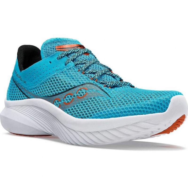 Turquoise Men's Saucony Kinvara 14 Running Shoes | SINGAPORE-ZUXQW