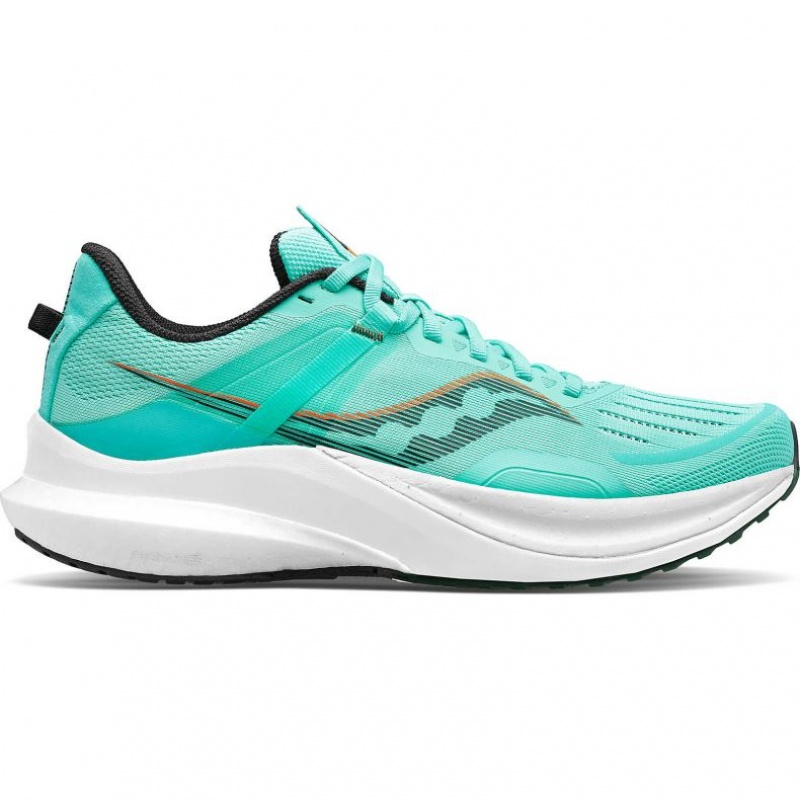 Turquoise Men\'s Saucony Tempus Running Shoes | SINGAPORE-MNCZJ