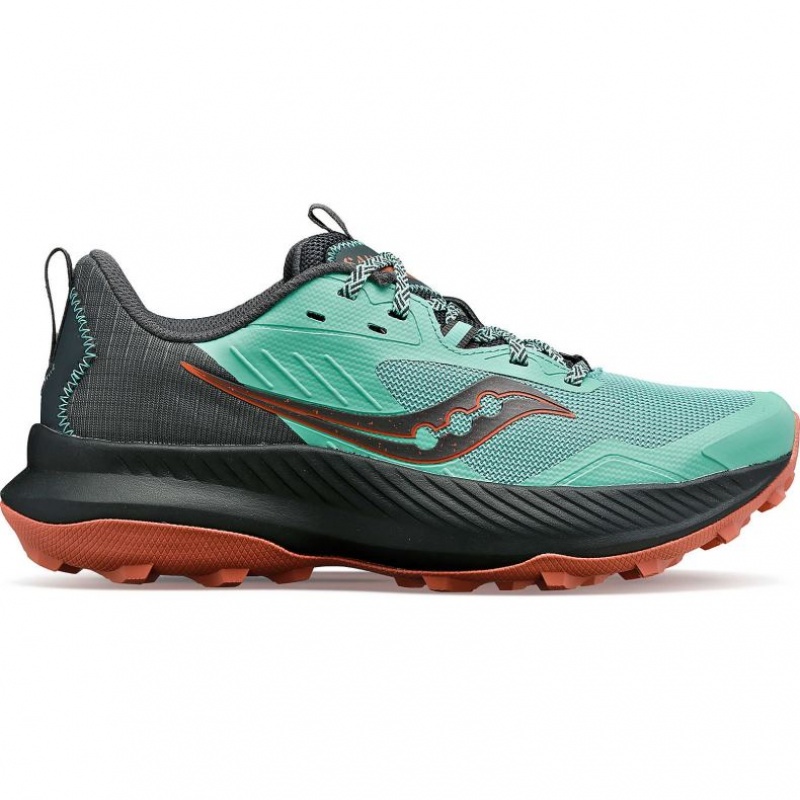 Turquoise Women\'s Saucony Blaze TR Trail Running Shoes | SG-KXEYN