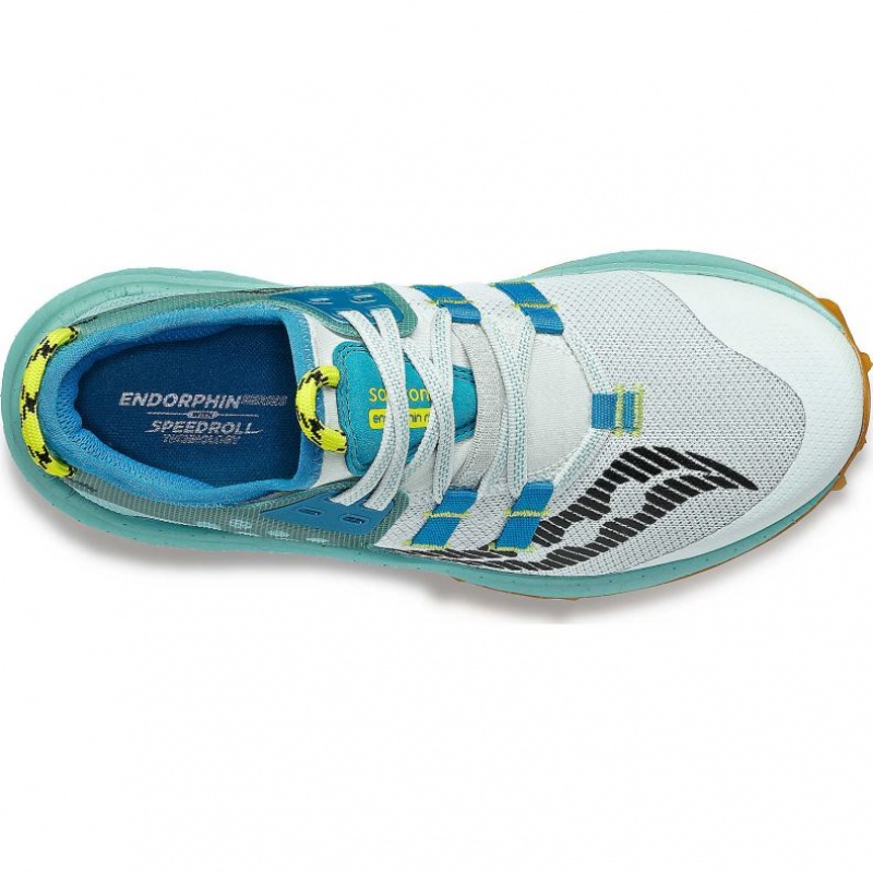 Turquoise Women's Saucony Endorphin Rift Trail Running Shoes | SG-KLYRE