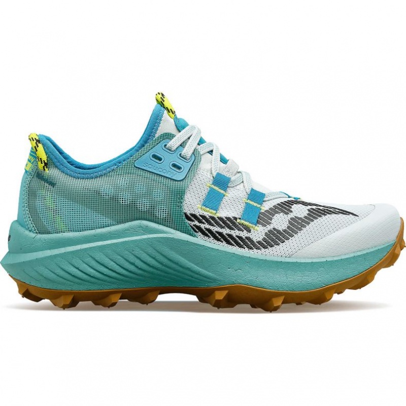 Turquoise Women\'s Saucony Endorphin Rift Trail Running Shoes | SG-KLYRE