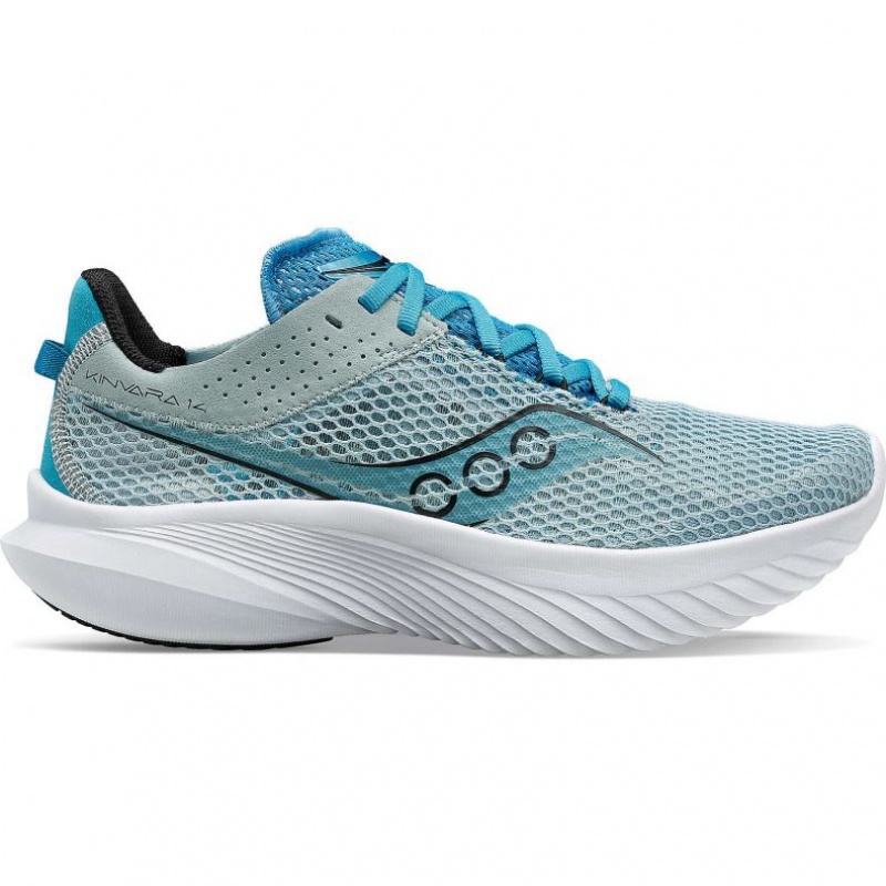 Turquoise Women\'s Saucony Kinvara 14 Running Shoes | SINGAPORE-LQJKH