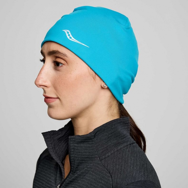 Turquoise Women\'s Saucony Solstice Beanie | SINGAPORE-SDUBV