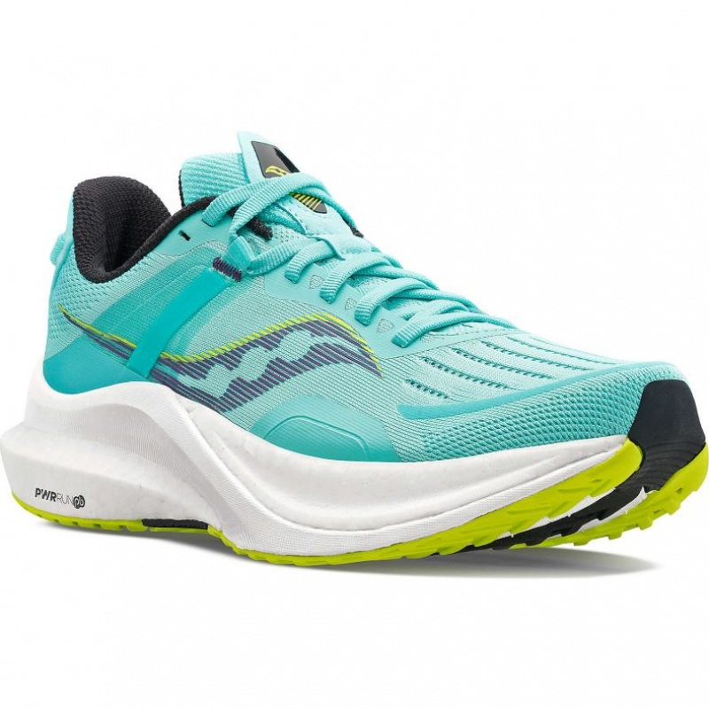 Turquoise Women's Saucony Tempus Running Shoes | SINGAPORE-DWYZQ