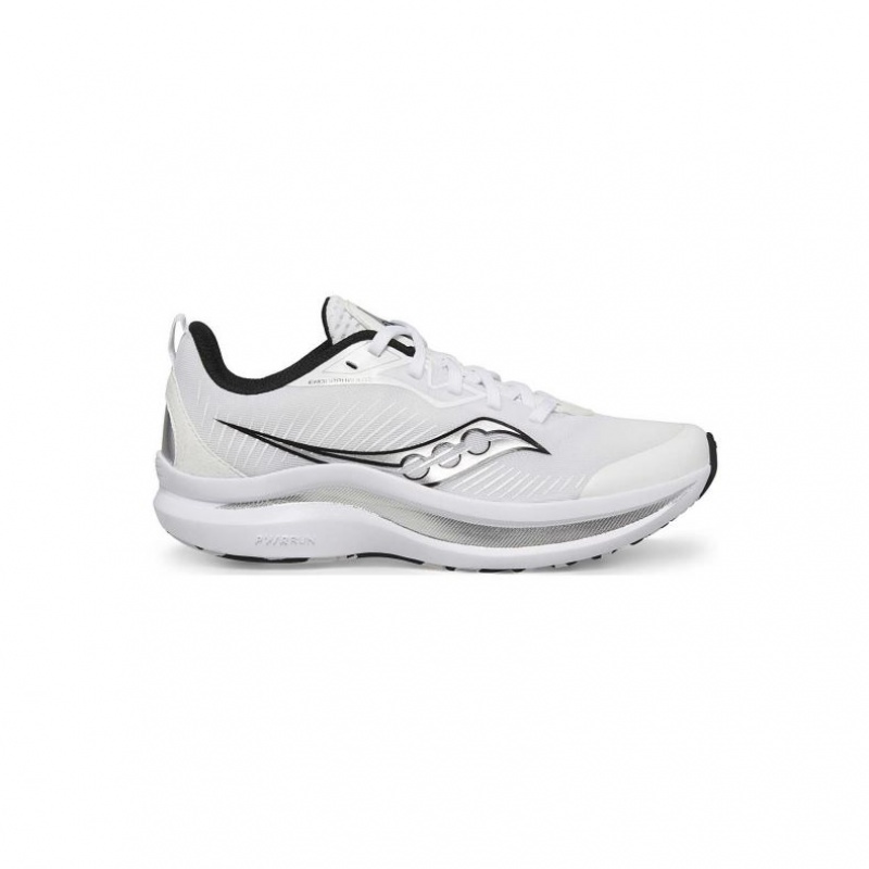 White Big Kids\' Saucony Endorphin KDZ Sneakers | SINGAPORE-QVGRI