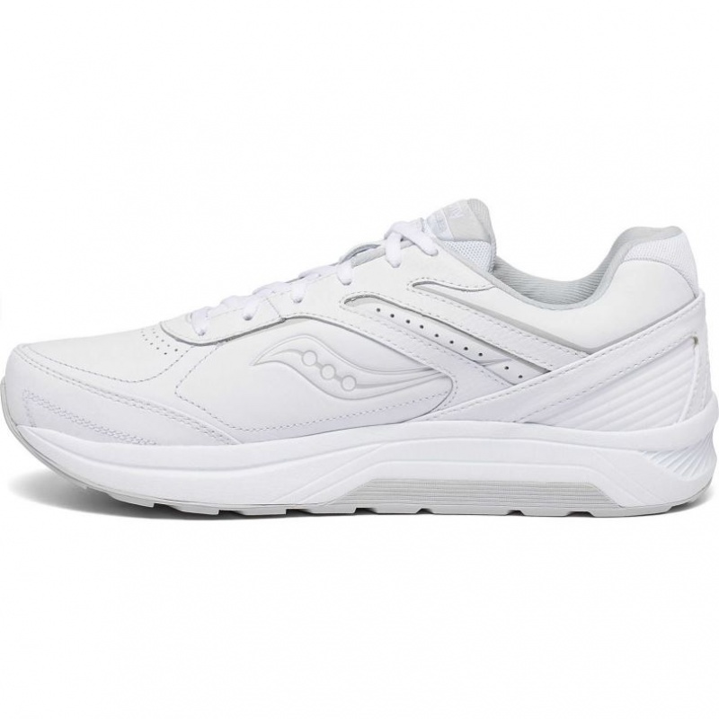 White Men's Saucony Echelon Walker 3 Extra Wide Running Shoes | SG-CEFTR