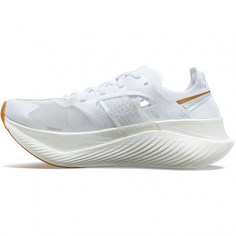 White Men's Saucony Endorphin Elite Running Shoes | SG-NEKMR