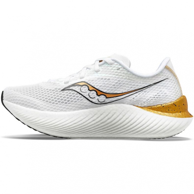 White Men's Saucony Endorphin Pro 3 Running Shoes | SINGAPORE-GFSCH