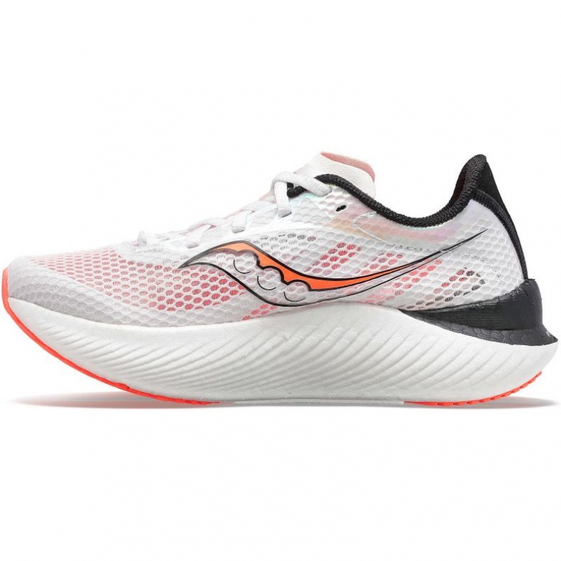 White Men's Saucony Endorphin Pro 3 Running Shoes | SG-QUPMH