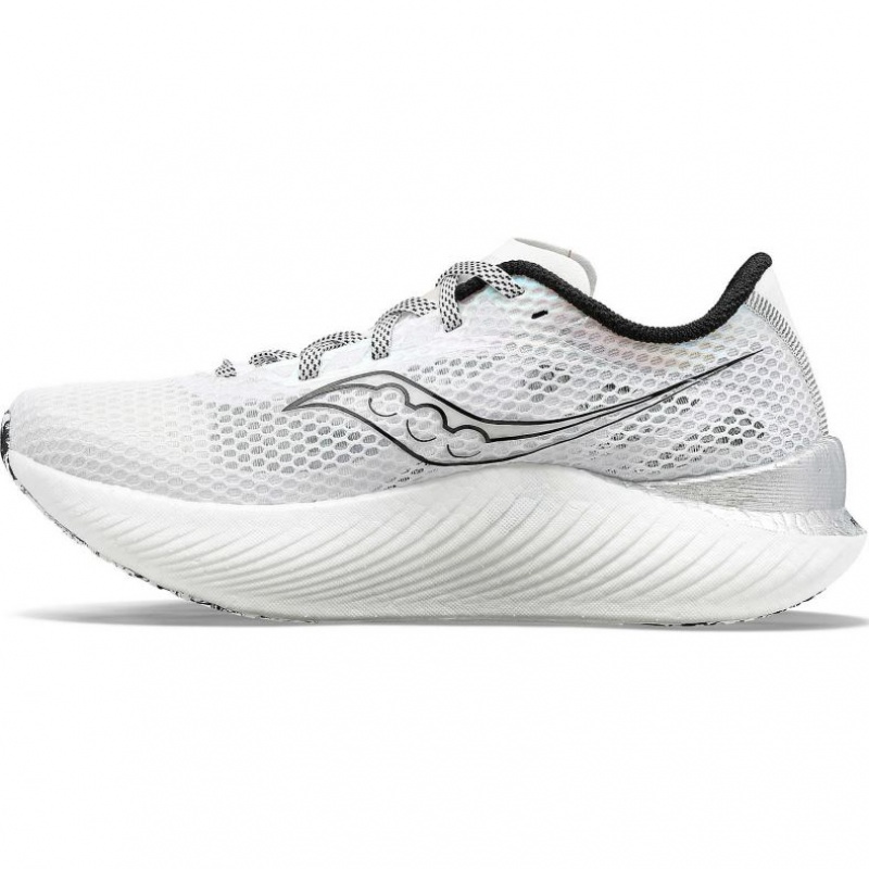 White Men's Saucony Endorphin Pro 3 Running Shoes | SINGAPORE-RUQZO