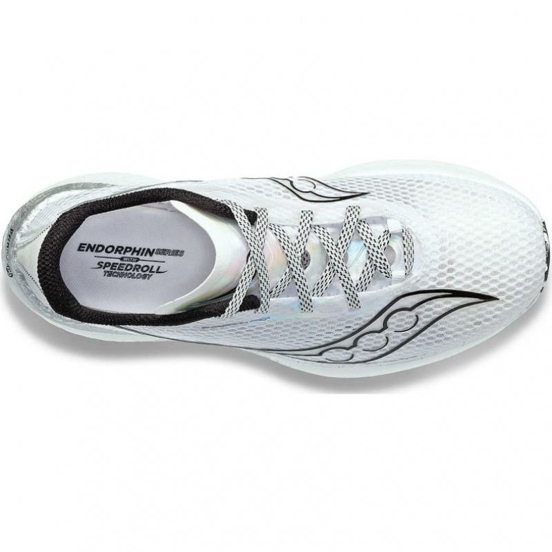 White Men's Saucony Endorphin Pro 3 Running Shoes | SINGAPORE-RUQZO