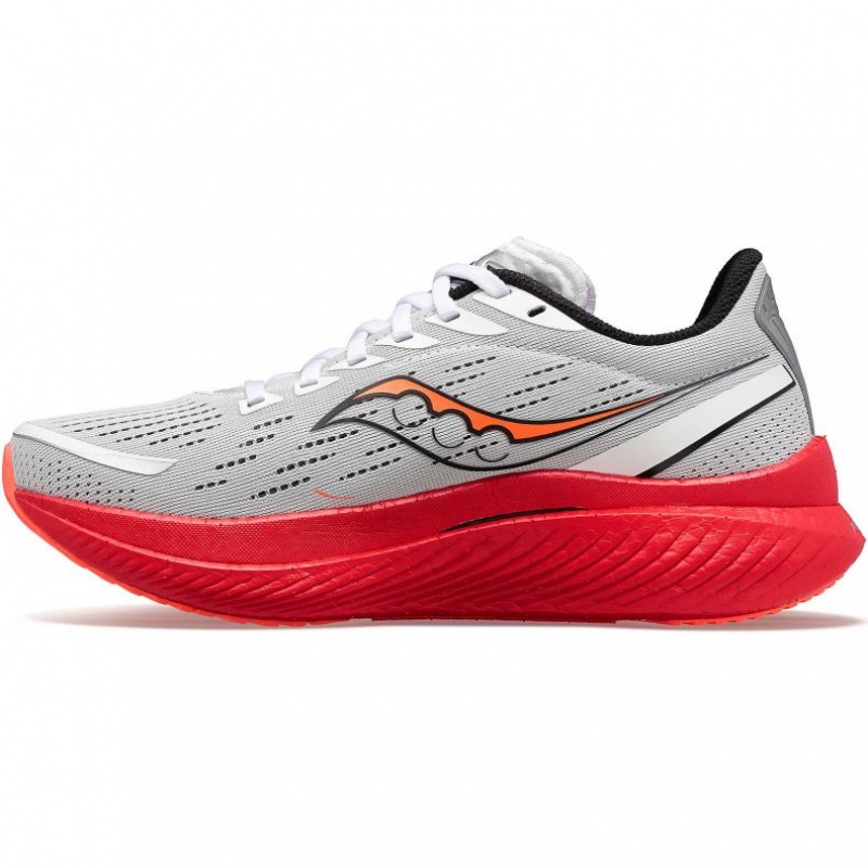 White Men's Saucony Endorphin Speed 3 Running Shoes | SG-WJLDR