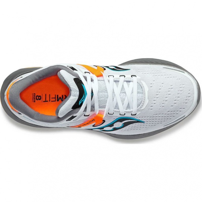 White Men's Saucony Guide 16 Running Shoes | SINGAPORE-CDLXA