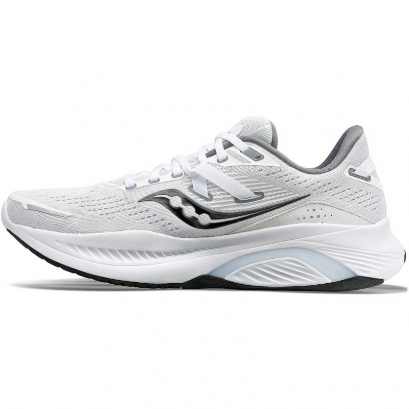 White Men's Saucony Guide 16 Running Shoes | SG-WAGIK