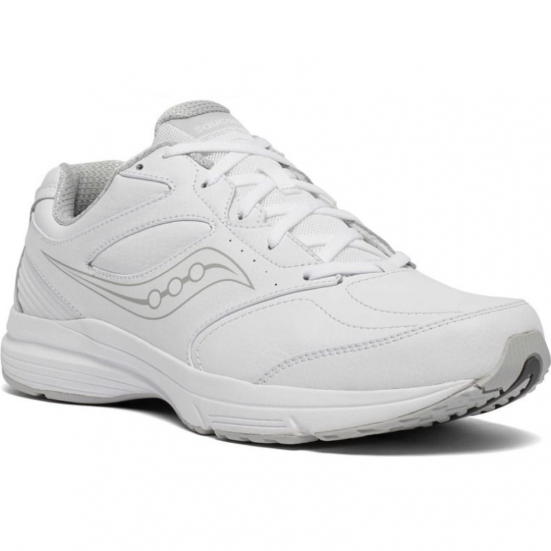 White Men's Saucony Integrity Walker 3 Walking Shoes | SG-DERQG