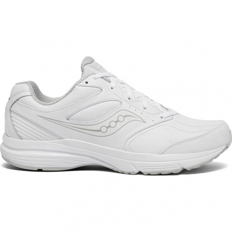 White Men\'s Saucony Integrity Walker 3 Wide Running Shoes | SG-WUXCH