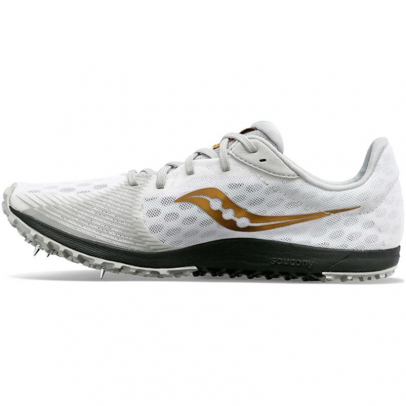 White Men's Saucony Kilkenny XC9 Spikes | SG-NLEDB