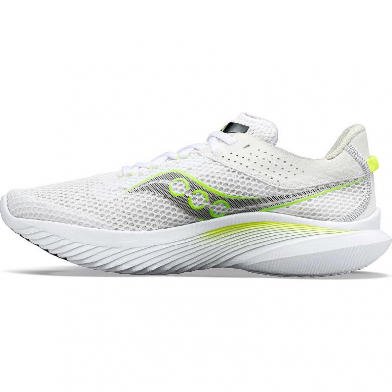 White Men's Saucony Kinvara 14 Running Shoes | SG-EPAUB