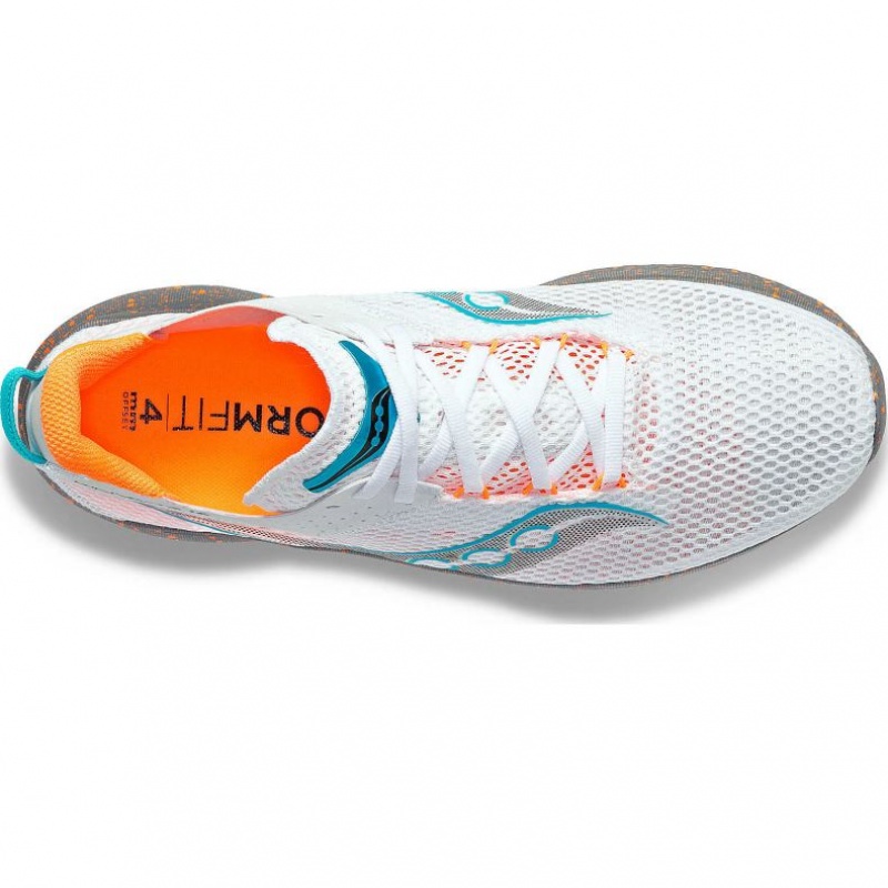 White Men's Saucony Kinvara 14 Running Shoes | SINGAPORE-XIZSK