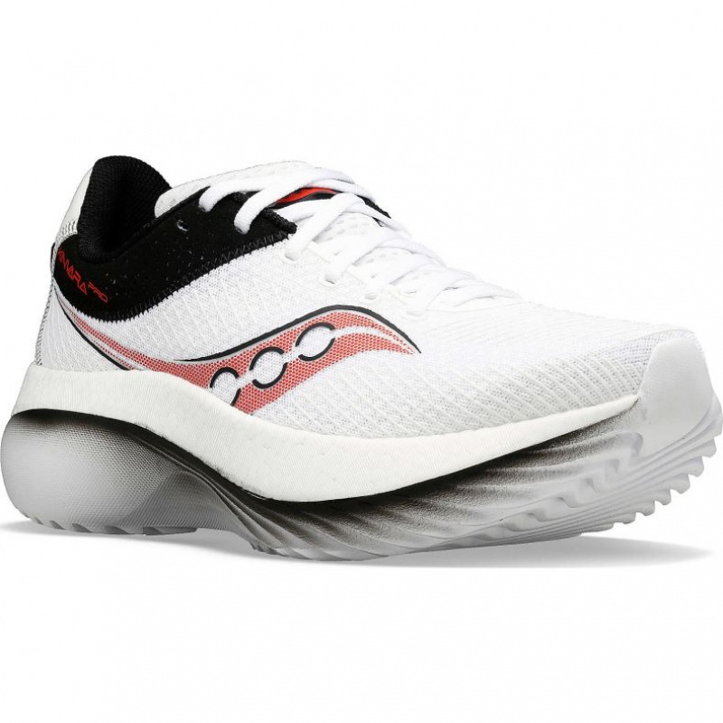 White Men's Saucony Kinvara Pro Running Shoes | SINGAPORE-CQPHA