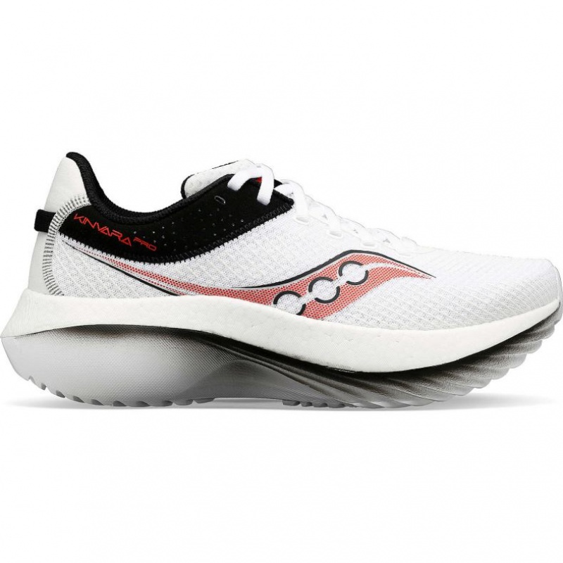 White Men\'s Saucony Kinvara Pro Running Shoes | SINGAPORE-CQPHA