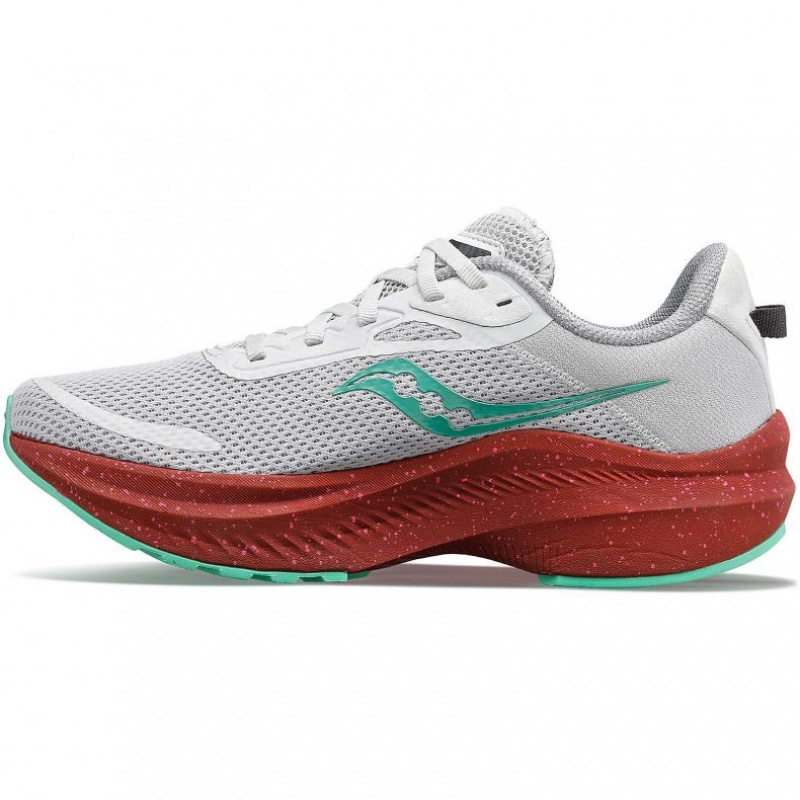 White Women's Saucony Axon 3 Running Shoes | SG-VYAWS