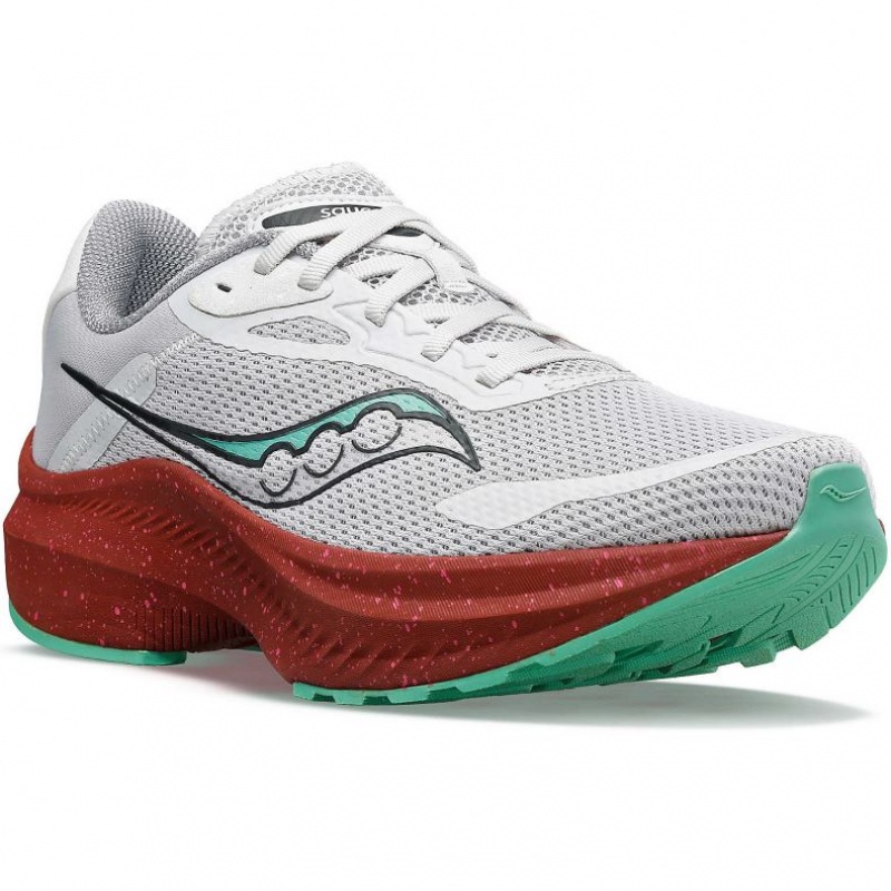 White Women's Saucony Axon 3 Running Shoes | SG-VYAWS