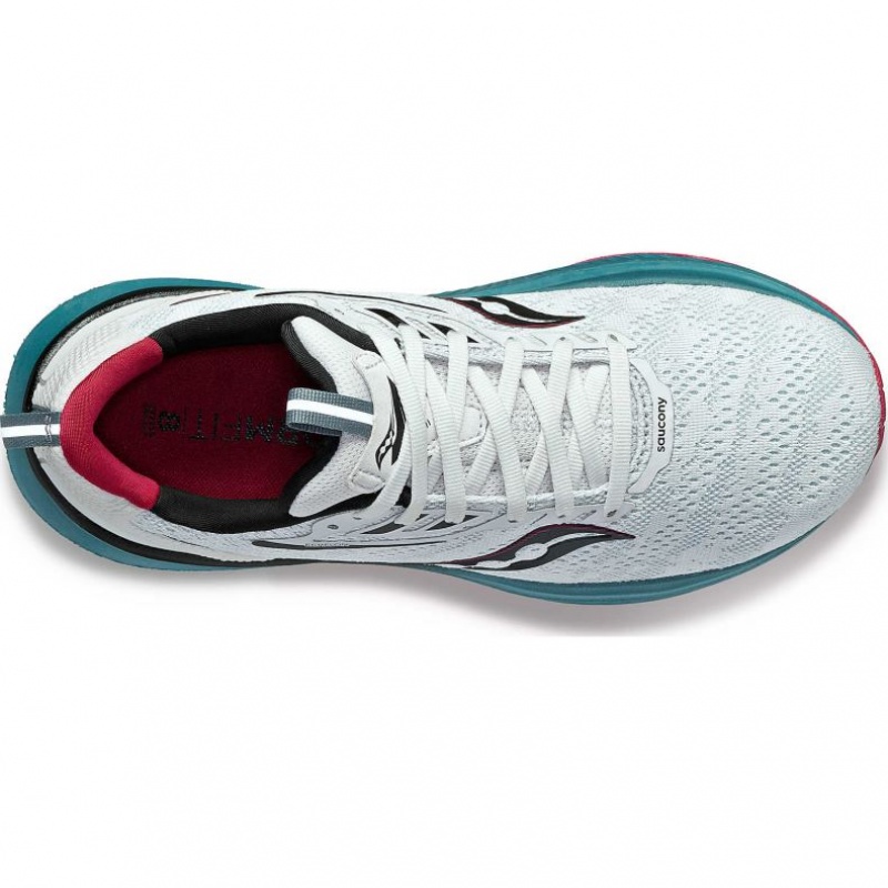 White Women's Saucony Echelon 9 Running Shoes | SINGAPORE-YQEWG