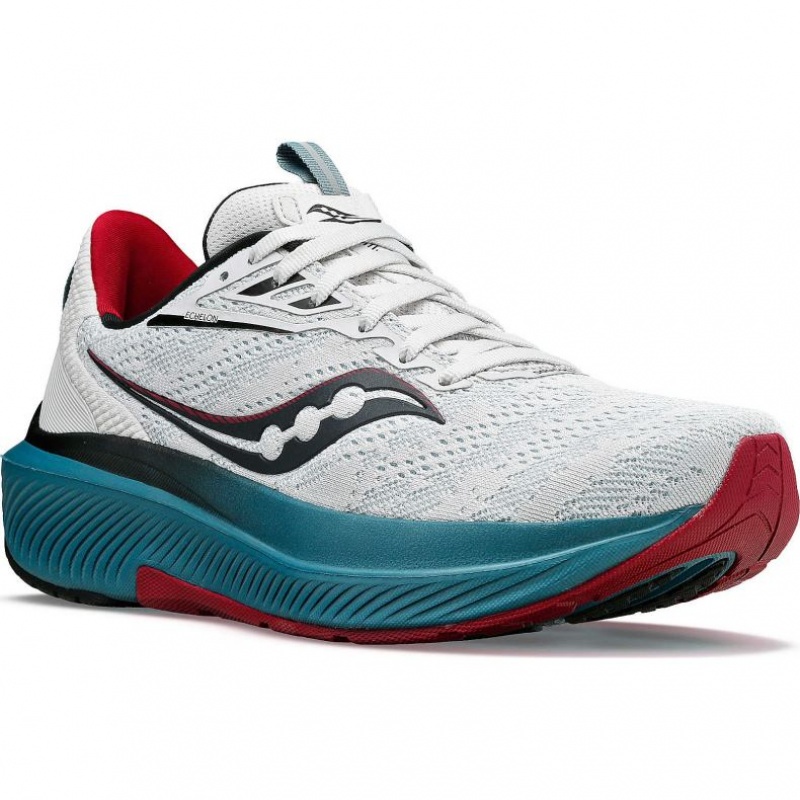 White Women's Saucony Echelon 9 Running Shoes | SINGAPORE-YQEWG