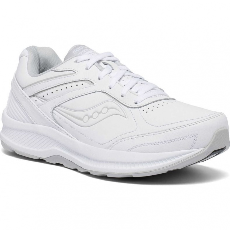 White Women's Saucony Echelon Walker 3 Walking Shoes | SG-AIQJS