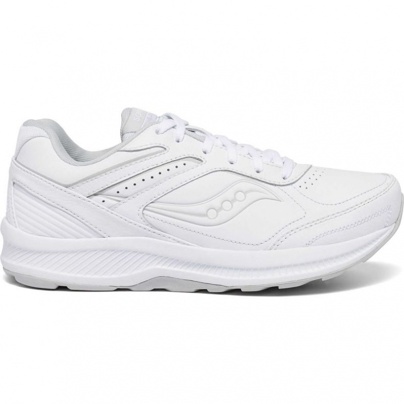 White Women\'s Saucony Echelon Walker 3 Wide Running Shoes | SG-LOUPA