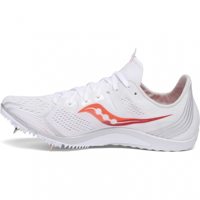 White Women's Saucony Endorphin 3 Spikes | SG-JIVTH