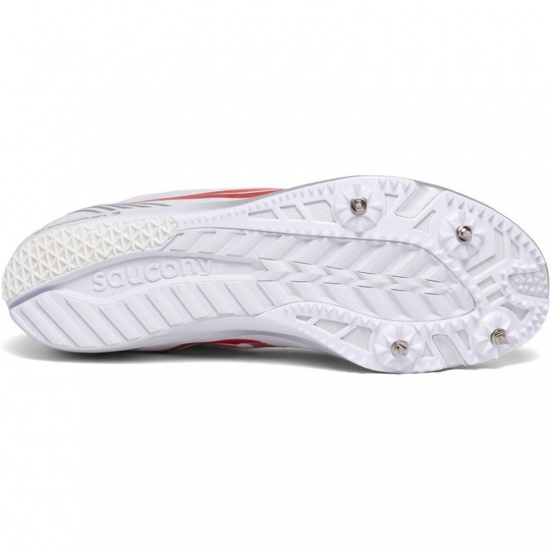 White Women's Saucony Endorphin 3 Spikes | SG-JIVTH