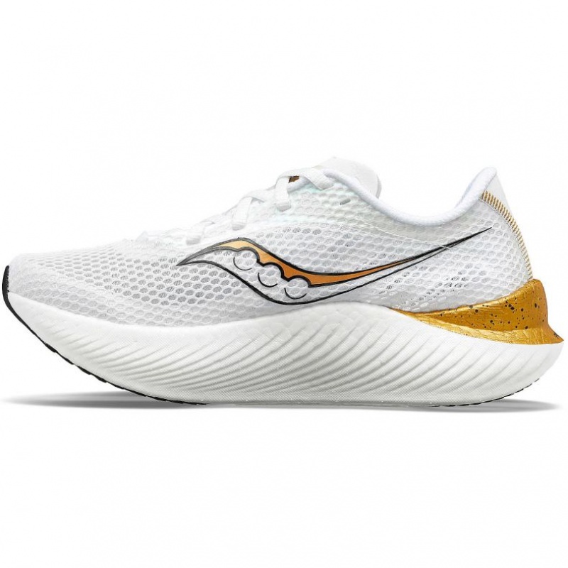 White Women's Saucony Endorphin Pro 3 Running Shoes | SG-DWGKA