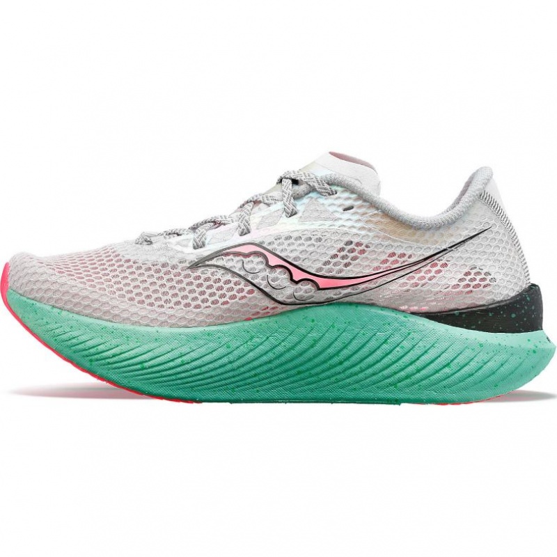 White Women's Saucony Endorphin Pro 3 Running Shoes | SINGAPORE-XCAKF