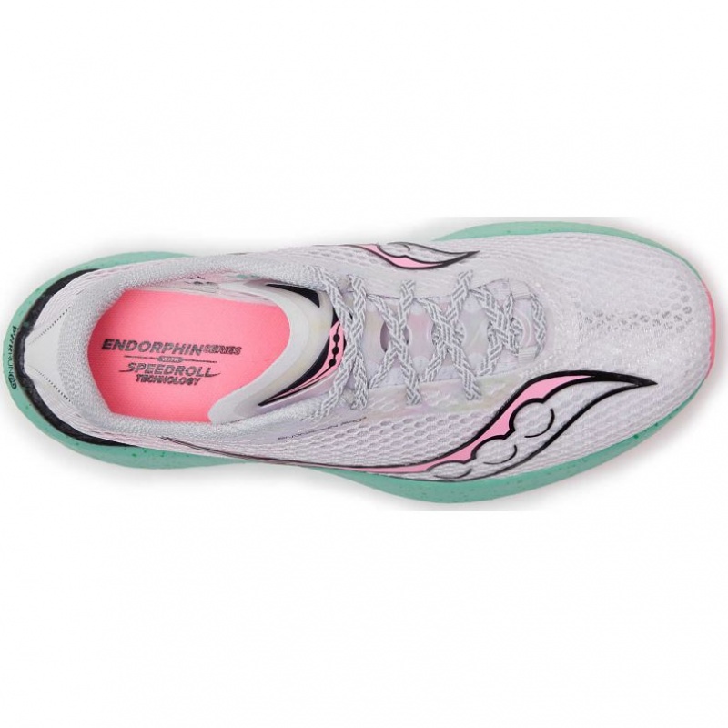 White Women's Saucony Endorphin Pro 3 Running Shoes | SINGAPORE-XCAKF