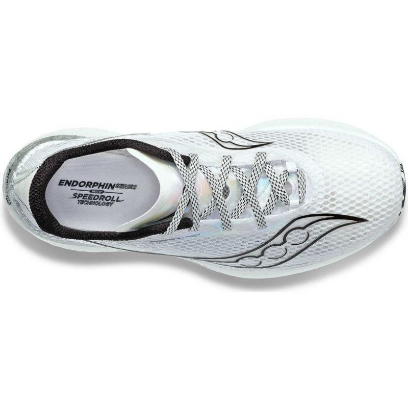 White Women's Saucony Endorphin Pro 3 Running Shoes | SINGAPORE-KTFOC